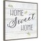 Farmhouse Sign I Home Sweet Home by Cynthia Coulter 22-in. W x 22-in. H. Canvas Wall Art Print Framed in Grey